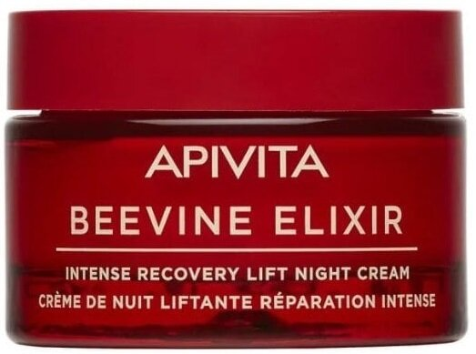 Крем-ліфтинг для обличчя Apivita Beevine Elixir нічний інтенсивний для відновлення шкіри, 50 мл