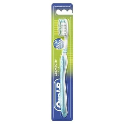 Зубна щітка Oral-B 3-Ефект Натуральна свіжість 40 середньої жорсткості, 1 шт