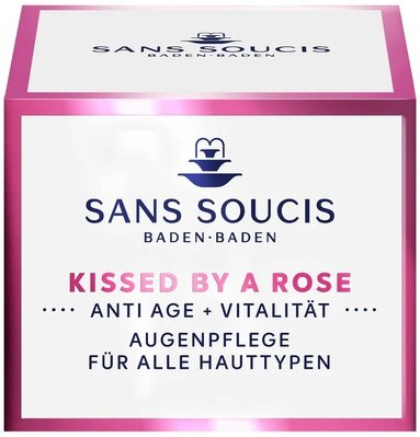 Засіб для шкіри навколо очей Sans Soucis Kissed By a Rose з стовбуровими клітинами троянди, 15 мл