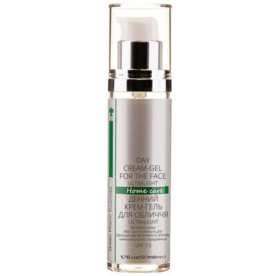 Крем-гель для обличчя Green Pharm Cosmetic SPF15 денний, 50 мл