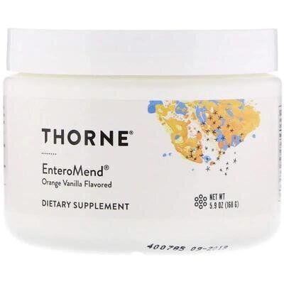 Комплекс для ШКТ Thorne Research Enteromend смак апельсину і ванілі, 168 г