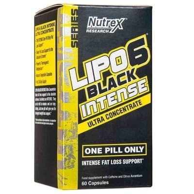 Жироспалювач Nutrex Research Lipo-6 Black Intense Ultra Concentrate, 60 капсул