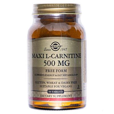 L-карнітин Solgar L-Carnitine 500 мг таблетки №30