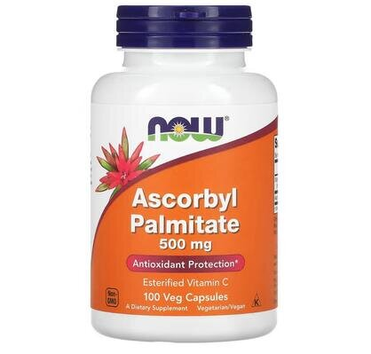 Аскорбіл Пальмітат NOW Ascorbyl Palmitate 500 мг вег. капсули №100