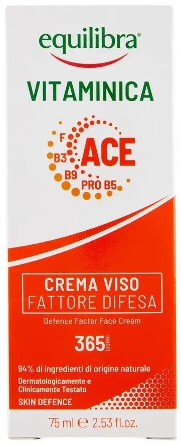 Крем для обличчя Equilibra Vitaminica Fattore Difesa захисний, 75 мл