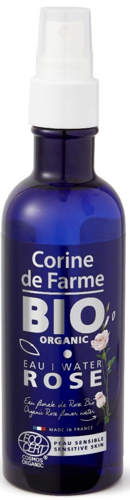 Вода органічна для обличчя Corine de Farme Bio Organic Rose Троянда, 200 мл
