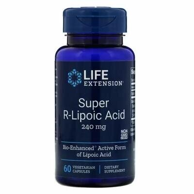 R-ліпоєва кислота Life Extension R-Lipoic Acid 240 мг, 60 капсул