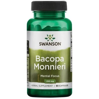 Бакопа Моньє Swanson Bacopa Monnieri капсули по 250 мг №90