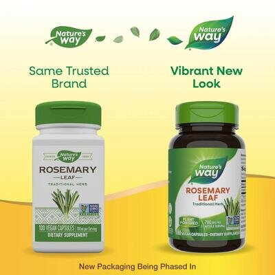 Розмарин Nature's Way Rosemary Leaf, 100 веганських капсул