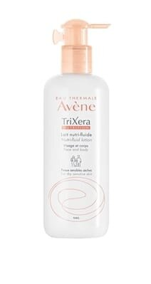Молочко для обличчя і тіла Avene TriXera Nutrition живильне для сухої і чутливої шкіри, 400 мл
