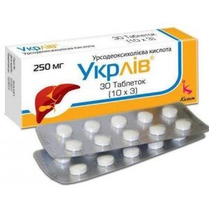 Укрлів таблетки по 250 мг №30 (10х3)