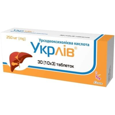Укрлів таблетки по 250 мг №30 (10х3)