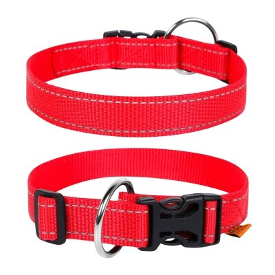 Нашийник Collar 67013 Dog Extreme одинарний, ширина 40 мм, з регульованою довжиною 45-70 см, червоний