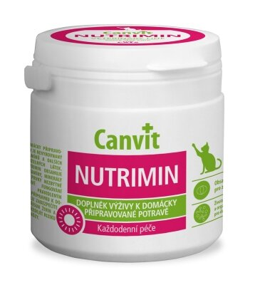 Вітаміни для кішок Canvit Nutrimin for cats при годуванні домашньою їжею, 150 г