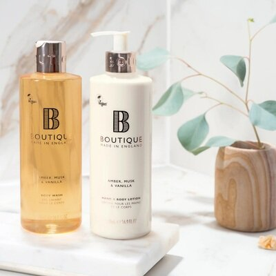 Гель для душу Boutique Amber, Musk & Vanilla, 500 мл