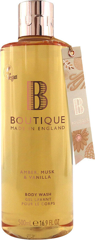 Гель для душу Boutique Amber, Musk & Vanilla, 500 мл