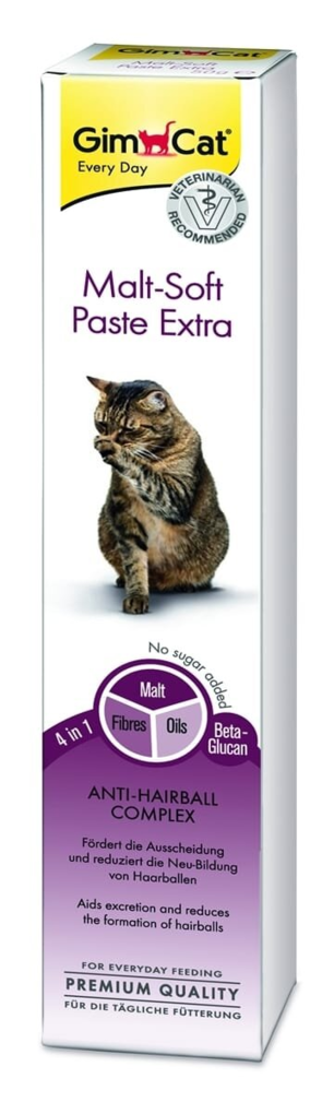 Паста GimCat Malt-Soft Екстра для виведення шерсті, 20 г