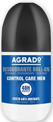 Дезодорант кульковий Agrado Control Care Men 48h Захист та Догляд чоловічий, 50 мл