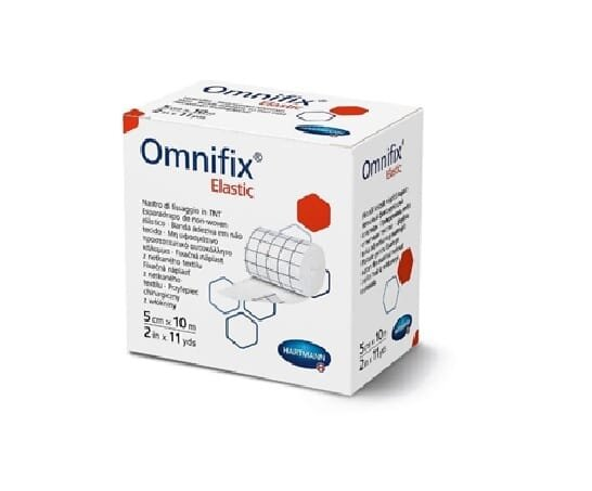 Пластир медичний Omnifix Elastic на еластичній нетканій основі 5 см х 10 м, 1 штука