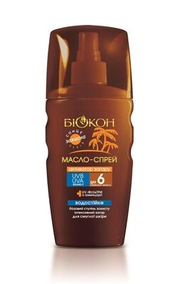 Олія-спрей Біокон Активатор засмаги SPF-6, 165 мл