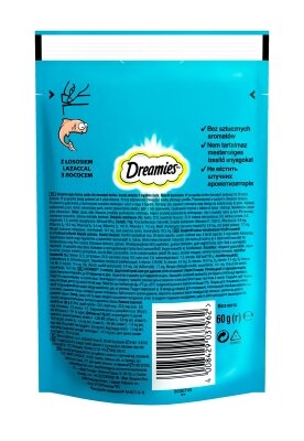 Ласощі для кішок Dreamies з лососем, 60 г