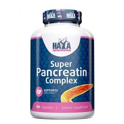 Панкреатин комплекс Haya Labs Super Pancreatin Enzymes капсули №100