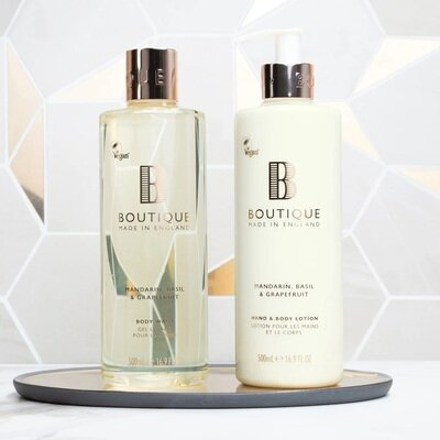 Гель для душу Boutique Mandarin, Basil & Grapefruit, 500 мл