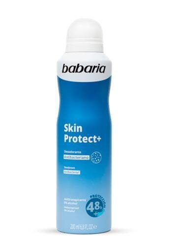 Дезодорант-антиперспірант спрей Babaria Skin Protect+ 48h антибактеріальний, 200 мл