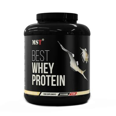 Протеїн сироватковий MST Nutrition BEST Whey Protein + Enzyme банановий йогурт, 67 порцій, 2100 г