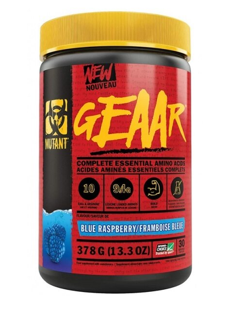 Амінокислотний комплекс Mutant Geaar, блакитна малина, 378 г