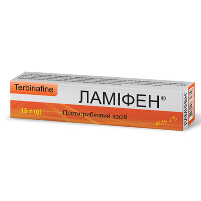 Ламіфен гель 1 % по 15 г у тубах