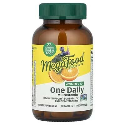 Мультивітаміни для жінок 40+ MegaFood Women Over 40 One Daily, 90 таблеток