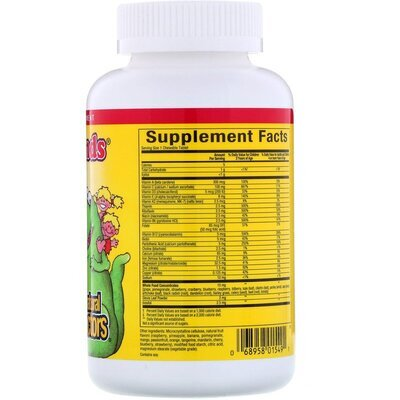 Мультивітаміни для дітей Natural Factors Big Friends Chewable Multi-vitamin & Minerals, 60 жувальних таблеток