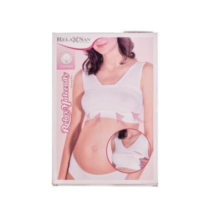 Майка для годуючих жінок Relaxsan RelaxMaternity, артикул 5700, біла, розмір L