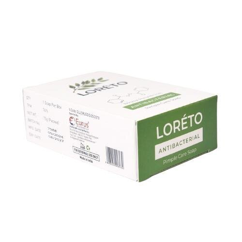 Мило тверде Loreto проти акне з бензоїл пероксидом 2,5%, 75 г
