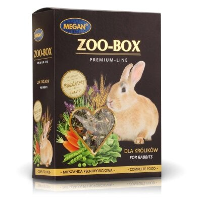 Корм Megan ZOO-BOX Premium Line для кролів, 420 г коробка
