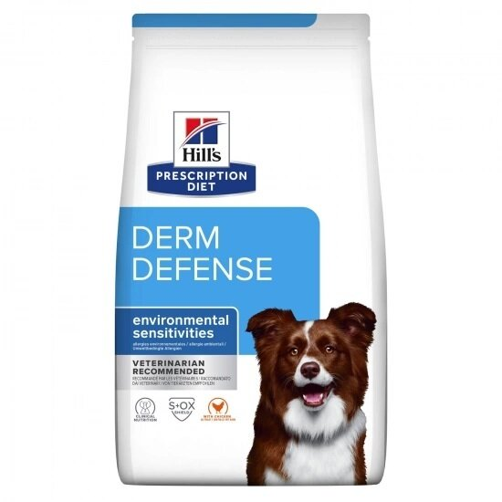 Корм лікувальний для собак Hill's PD Derm Defense При дерматитах і втраті шерсті, 1,5 кг