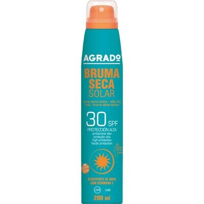 Спрей-міст сонцезахисний Agrado Sun Care SPF30 сухий, 200 мл