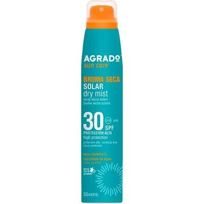 Спрей-міст сонцезахисний Agrado Sun Care SPF30 сухий, 200 мл