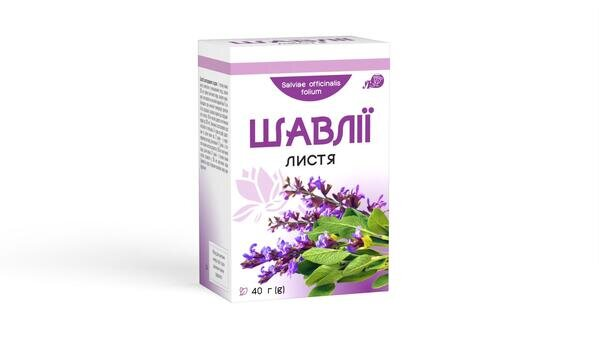 Шавлії листя по 40 г у пач. з внут. пак.