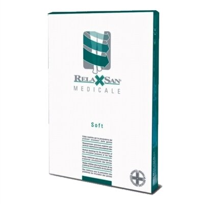 Гольфи компресійні Relaxsan Medicale Soft відкритий носок, компресія 23-32, колір бежевий, розмір 4