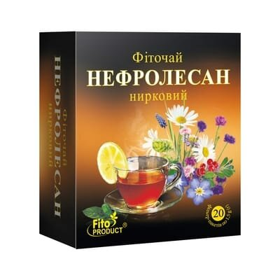 Фіточай Фітопродукт №5 Нефролесан нирковий по 1,5 г №20 в філ.-пак.