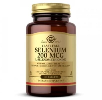 Селен Solgar Selenium 200 мкг таблетки №100