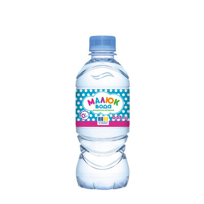 Вода питна Малиш дитяча негазована, 0,33 л