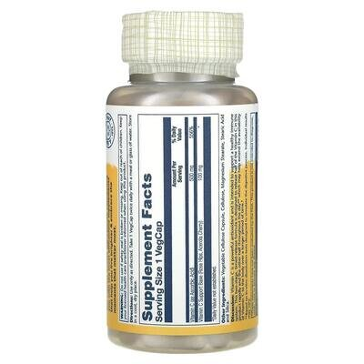 Вітамін С Solaray Timed Release Vitamin C 500, 100 веганських капсул