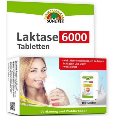 Вітаміни Sunlife Laktase 6000 Minitabletten таблетки №100