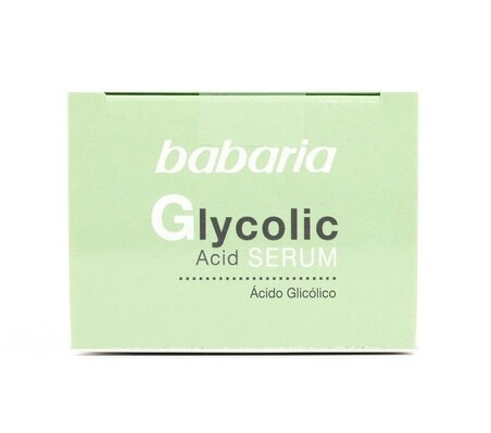 Сироватка для обличчя Babaria Glycolic Acid нічна з гліколевою кислотою для рівного тону шкіри, 30 мл