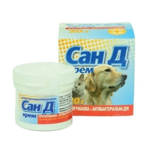 Сан Д (ДЛЯ ТВАРИН) крем, 20 г