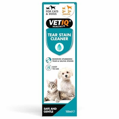 Розчин VetIQ Tear Stain cleaner для видалення слізних плям у собак та котів, 100 мл
