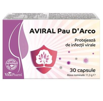 Авірал пау д'арко Vitapharm капсули №30